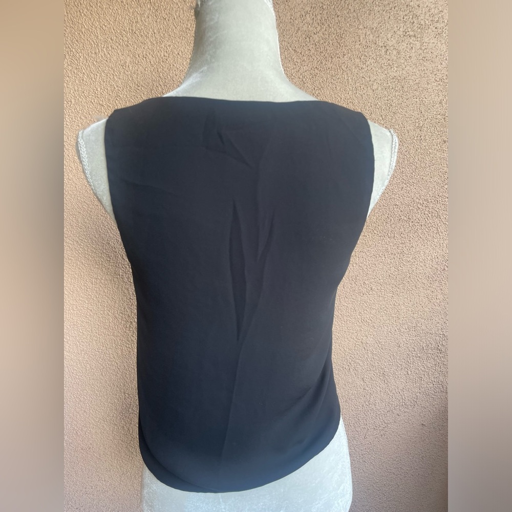 Black Babaton V-Cut Elevated Basic Office Blouse - image 3